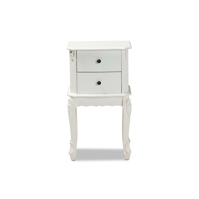 Table de chevet 2 tiroirs Caden