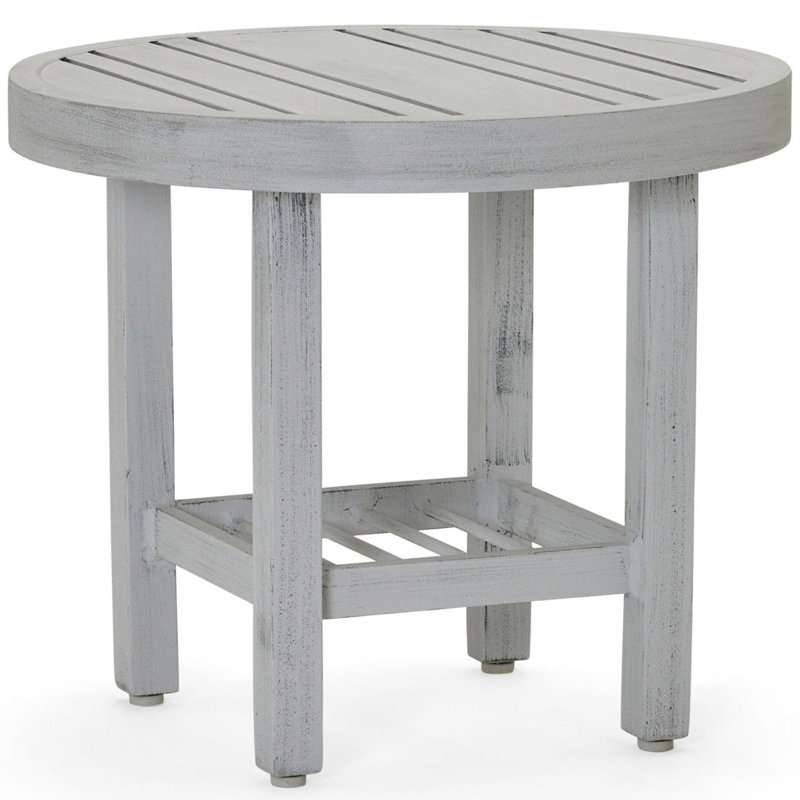 Table d'appoint ronde, Brun châtaigne