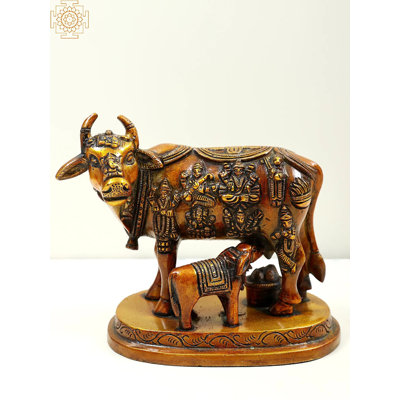 Statue vache et veau