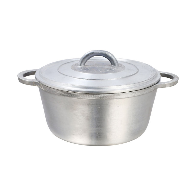 Buckingham Dutch Pot Aluminium Casserole with Lid, 5 litres