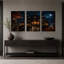 Ensemble de 3 toiles d'art gothiques-1575920923