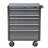 30 in. W -Drawer Stainless Steel Bottom Rollaway Chest with Wheels