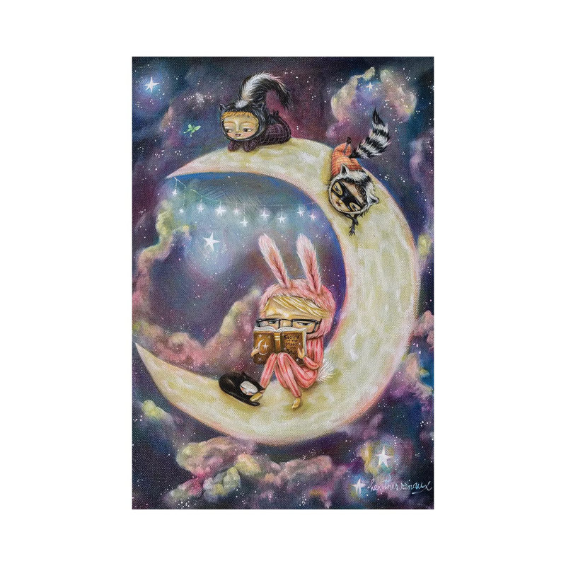 Galaxies Of Imagination by Heather Renaux - Gallery-Wrapped Canvas Giclée on Canvas, Wrapped Canvas, 101.6 cm H x 66.04 cm W