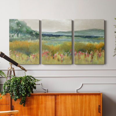 " Springtime Calm " 3 - Pieces