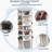 Rotating 7-Tier Shoe Rack Tower, 360° Spinning Organizer, High Bottom Design, Fits 28 Pairs, Space-Saving Storage Solution