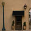 Auvent fixe en tissu acrylique San Francisco Awntech-28212983-28213229