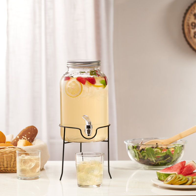 128oz. Glass Beverage Dispenser
