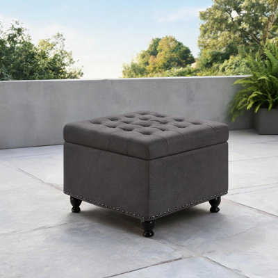 Mobilier de chambre, de salon et de patio, conforme à la photo, détails capitonnés et rangement, poids du produit : 16,5 kg