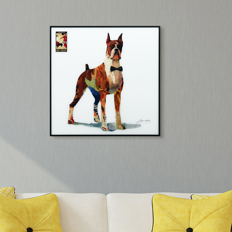 «Apphia The Boxer» par Alex Zeng, impression encadrée sur verre