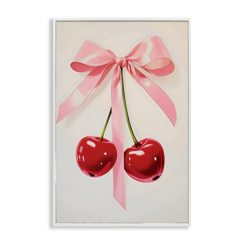 «Tied With A Pink Bow», dessin de Creative Studio, H 24 po x l 16 po, Blanc