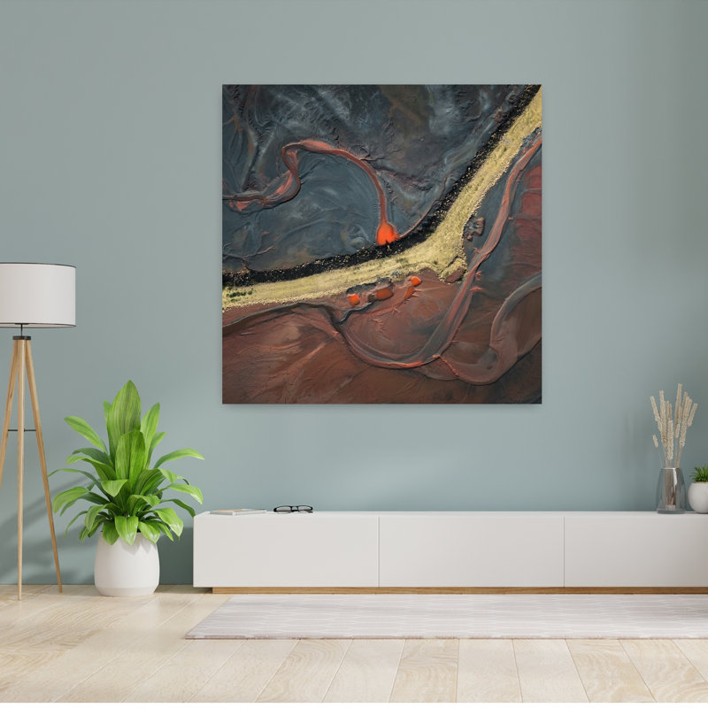 Contemporary Art Abstract Modern Art, 48" H x 48" W