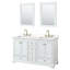 Ensemble de meuble-lavabo double autoportant 72 po avec plateau en quartz Deborah-98186984-98186987-98186989