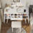 Elegant Vanity Makeup Table & Chair Set, Modern Dressing Table With Organizer, Writing Desk, Charging Port-69667162