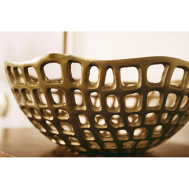 Sierra Brass Decorative Bowl