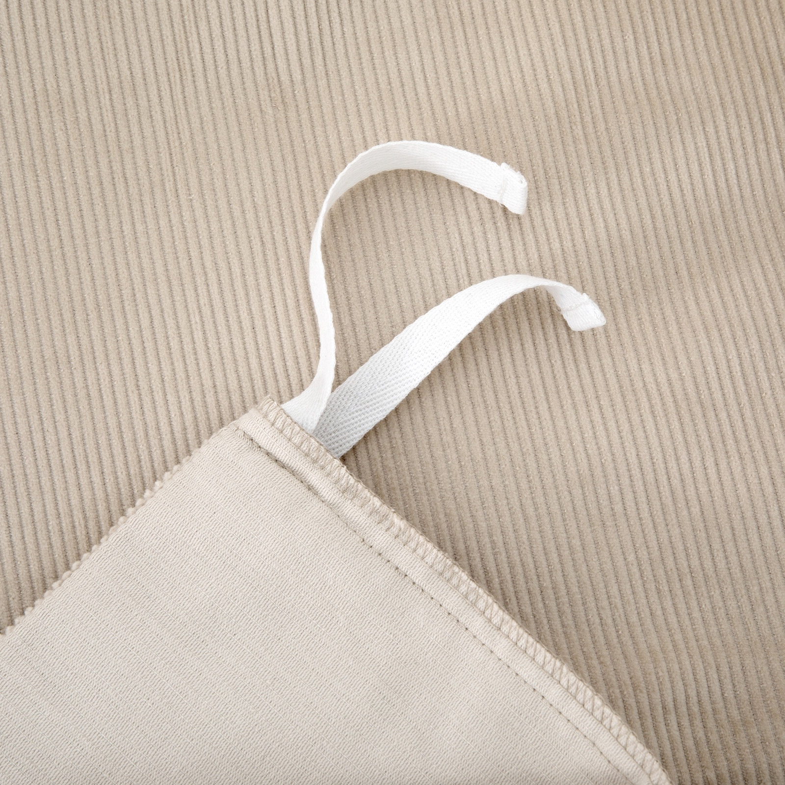 Neil Cotton Sateen Duvet Cover Set, Super King, Nude