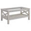 Table basse de style campagnard HOMcom