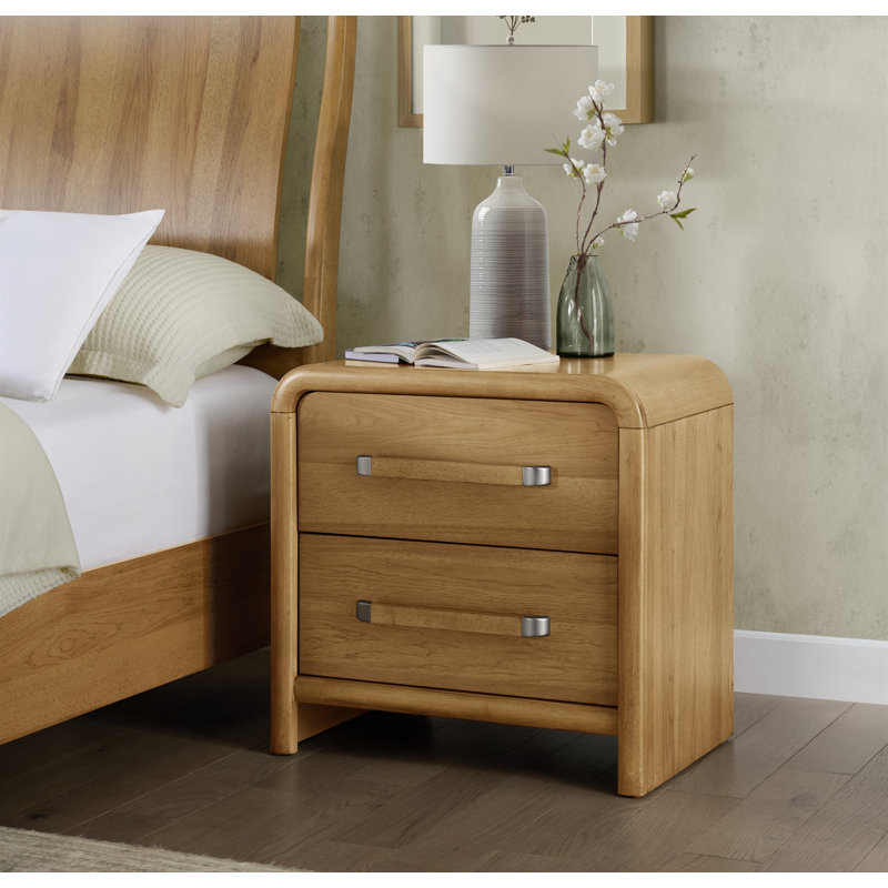 Ensemble de chambre à coucher avec deux tables de chevet, commode, commode et lit, Queen