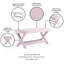 Banc rembourré Abigail Mid-Century-575907517