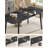 55.1''-70.8'' Extendable Dining Table with Tapered Legs for 4/6/8-481383476