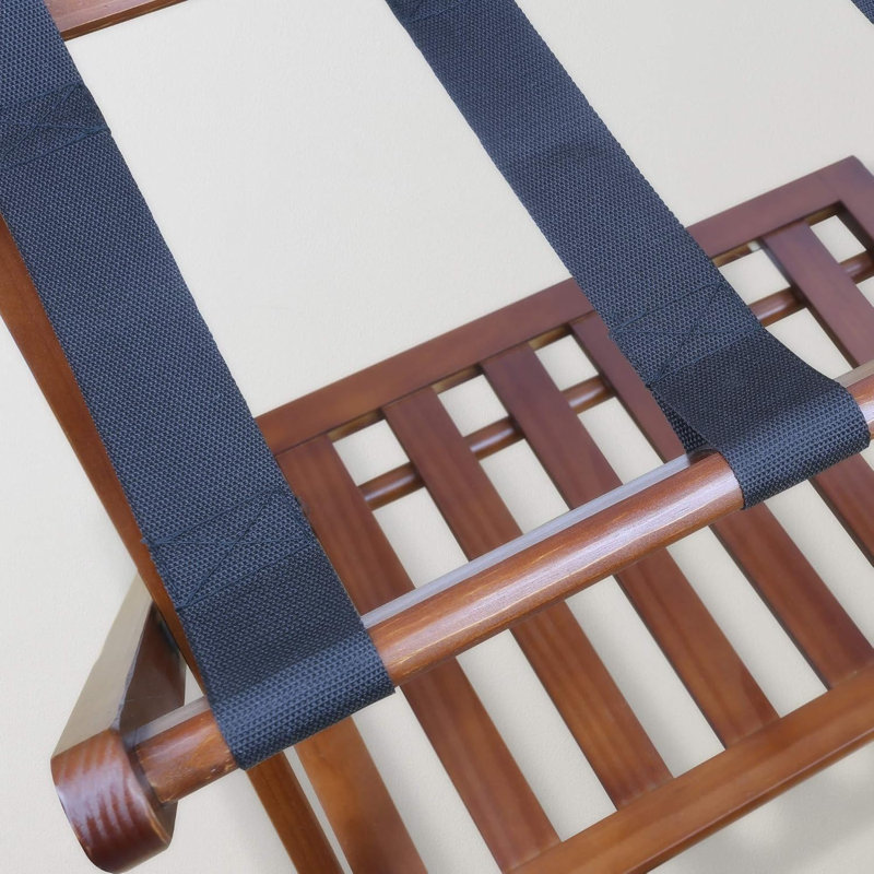 Luggage Rack, Walnut, Solid Wood