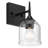 Beacon 1 Light Wall Sconce - Matte Black Finish-1366022052