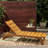 Outdoor Chaise With Wood And Adjustable Seating Lounge Slat Construction-1188749845