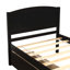 Lit plateforme simple avec deux tiroirs