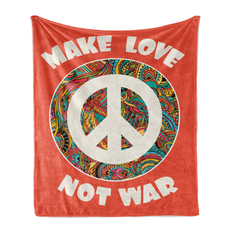 Hand Woven Throw Blanket, 50" W x 70" L