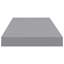 Ensemble de 4 tablettes flottantes Maeve, gris, cadre robuste, 24 pouces