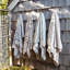 Rugby Stripe Charcoal Throw
