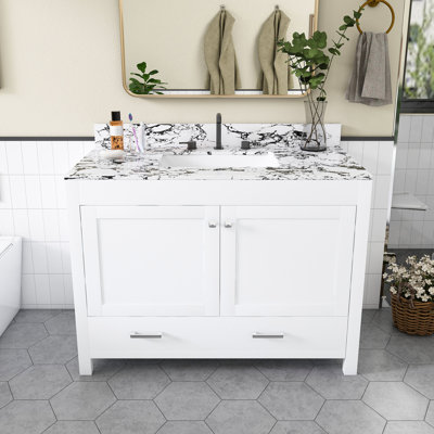 Modern 43"Bathroom Vanity