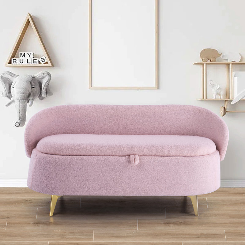 Banc de lit Renitta, Rose