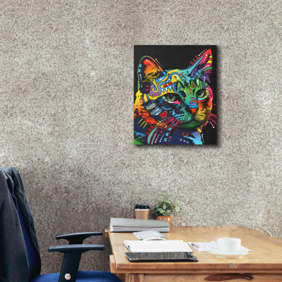 «Debate» par Dean Russo, art mural sur toile
