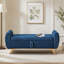 Banc rembourré en velours côtelé de 57 po de conception moderne avec banc de rangement en bois pour les chambres à coucher, couloir-27543445-27543449