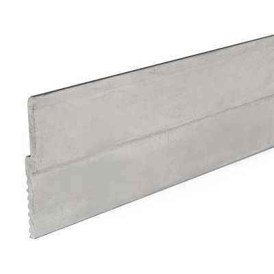 Outwater 46" Length 2 Pack Mill Finish Aluminum Z Panel Hanger Clip