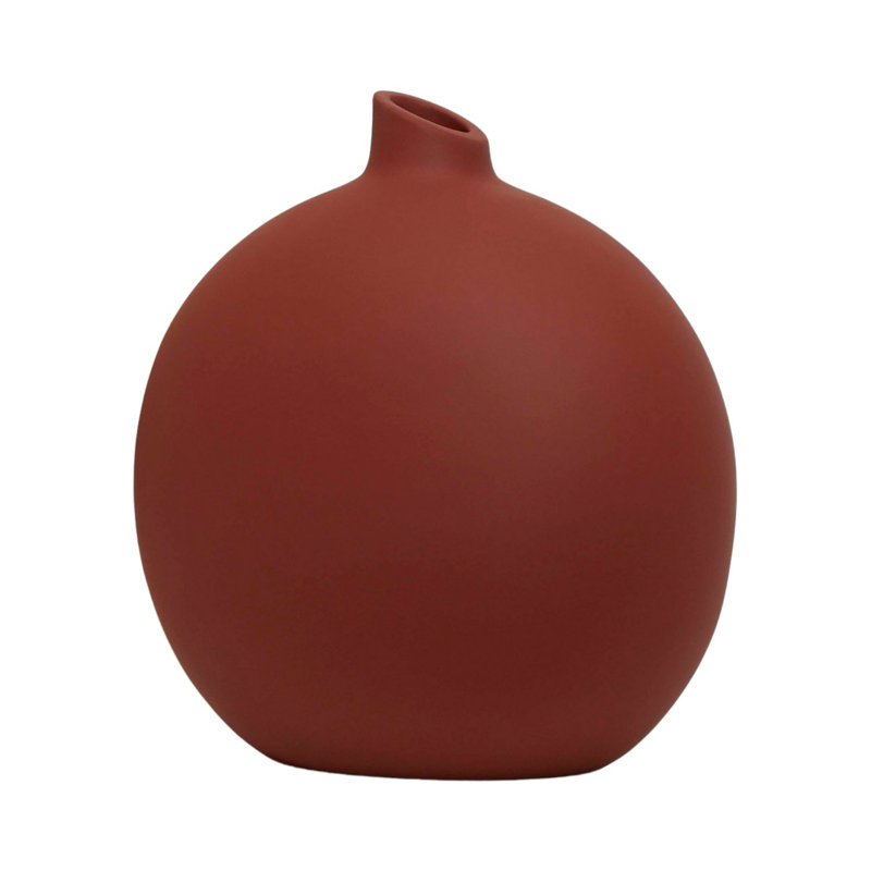 Cyna Ceramic / Porcelain Table Vase, Red