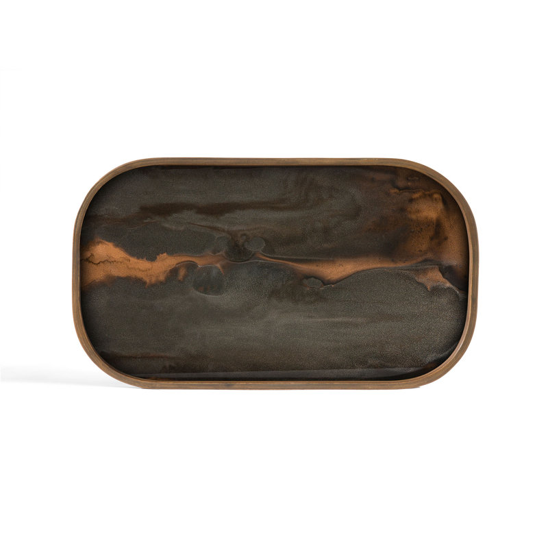 Linear Flow Decorative Tray