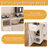 Multifunctional Folding Dining Table with Wall-Mounted Sideboard