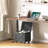 Black Rolling File Cabinet - Small Under Desk Cabinet With Single Drawer (Hanging File Organizer For A4/Letter-Size Docs, Home Office)