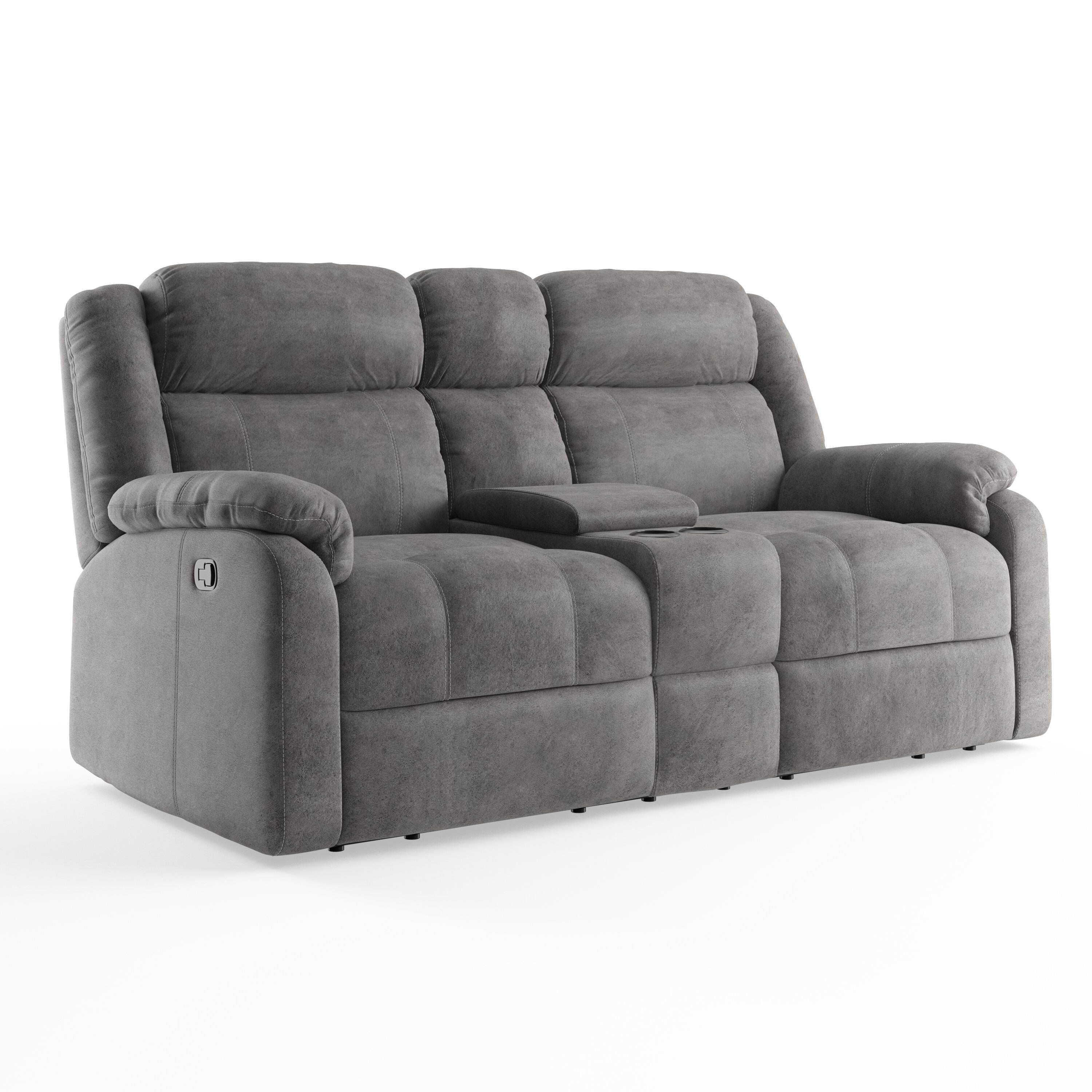 American Wholesale Furniture Avalon 70 Pillow Top Arm Reclining Loveseat &  Reviews