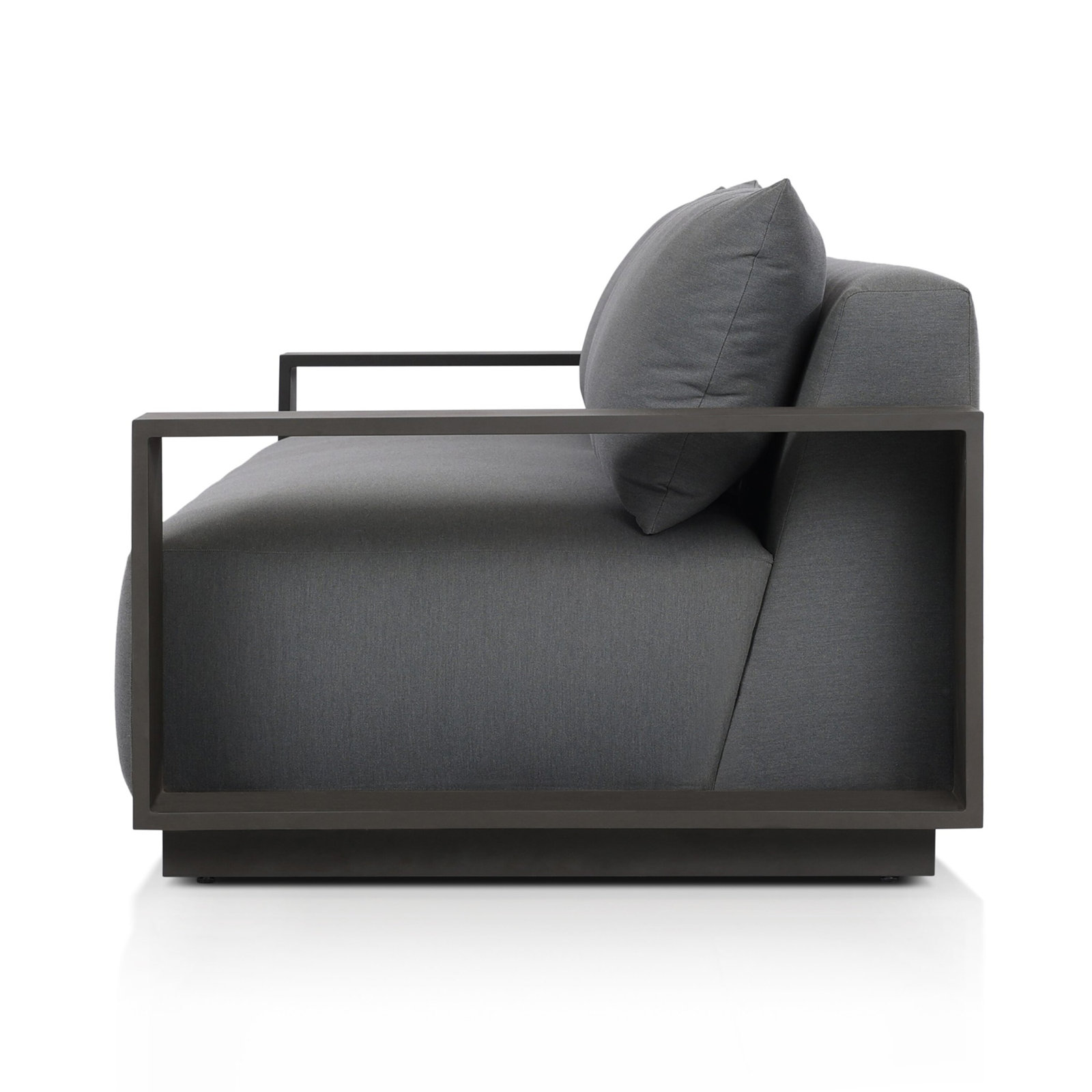 Mather Outdoor Metal Sofa-106", Arashi Graphite