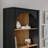 Eshman Engineered Wood Arched Bookcase with Storage for Home Living Room-349777427-336637707