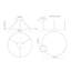 Luminaire suspendu 1 lumière Cerchio-99058248-98799080