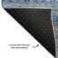 Tapis bleu marine Cerrito lavable à la machine de qualité supérieure-105689882