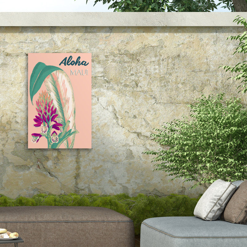 Toile d'extérieur Jarman Fagalde Pietrino, H 47 po x l 30 po x P 1,5 po
