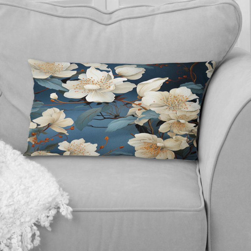 Floral Throw Pillow