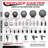 4 Piece Polyurethane Caster Set-88883849