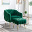 Fauteuil d'appoint avec repose-pieds-438892019