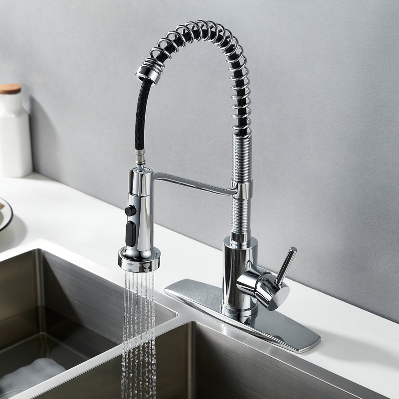 Robinet de cuisine avec accessoires FORIUS, Chrome