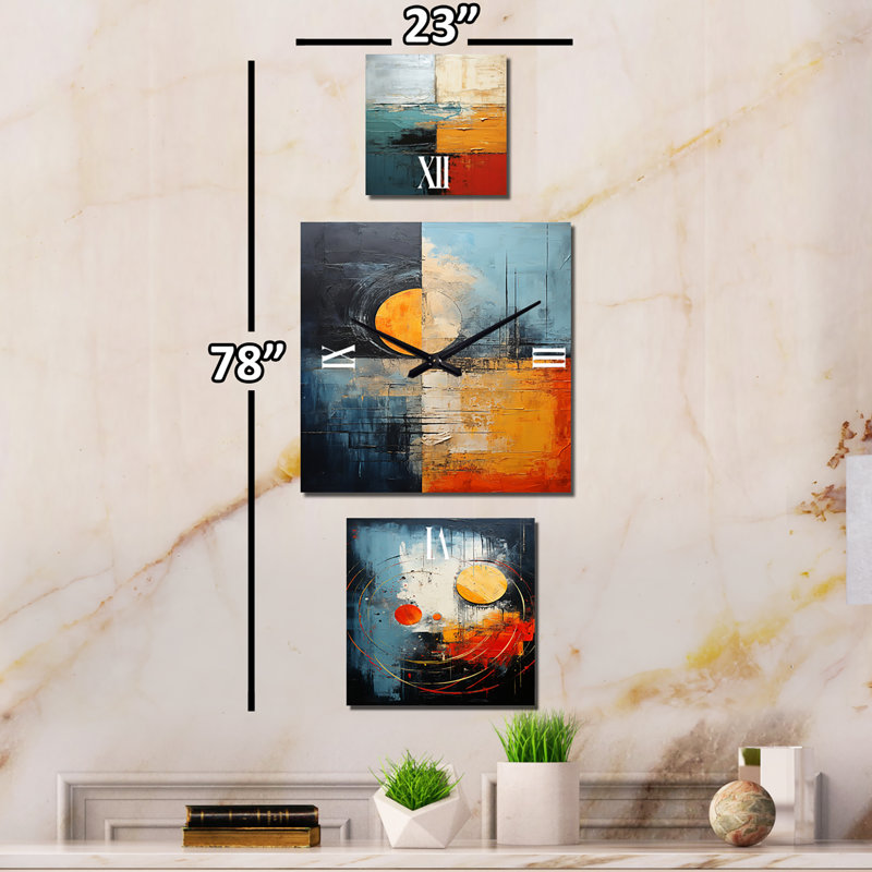 Mahlon Metal Wall Clock